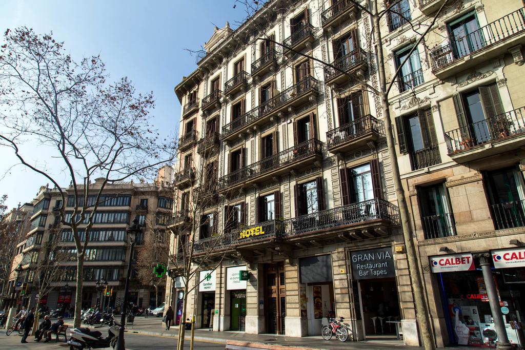 Center Gran Via Hotell Barcelona Exteriör bild